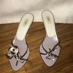 Prada purple heels